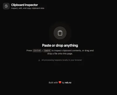 Clipboard Inspector