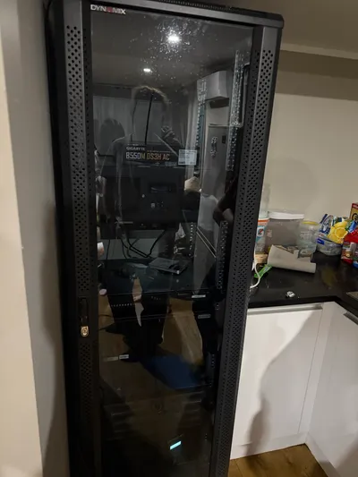 The homelab rack
